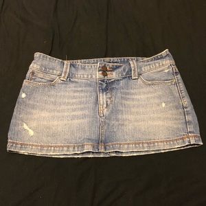 Hollister Jean Mini Skirt Size 3